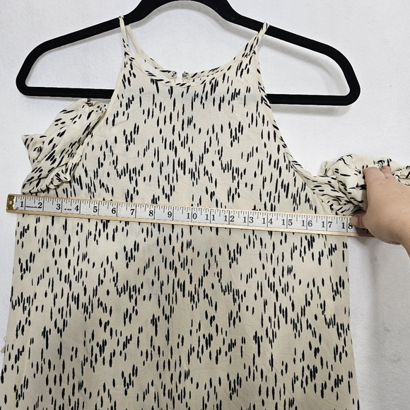 Lela Rose Printed Sleeveless Off The Shoulder Maxi Dress 8 - Picture 7 of 11